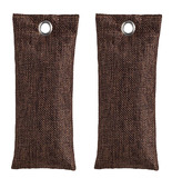 2packs Bamboo Charcoal Air Purifying Bag Odor Absorber Nature Fresh Charcoal Odor Eliminator Bags